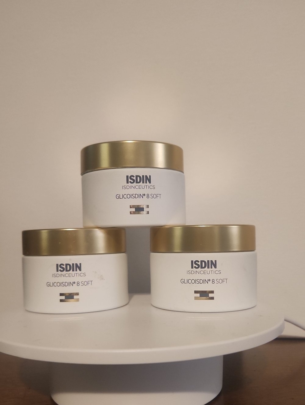 ISDIN Glicoisdin 8 Soft Hair Treatment Mask - White with Gold Lid 3X100/OneX55